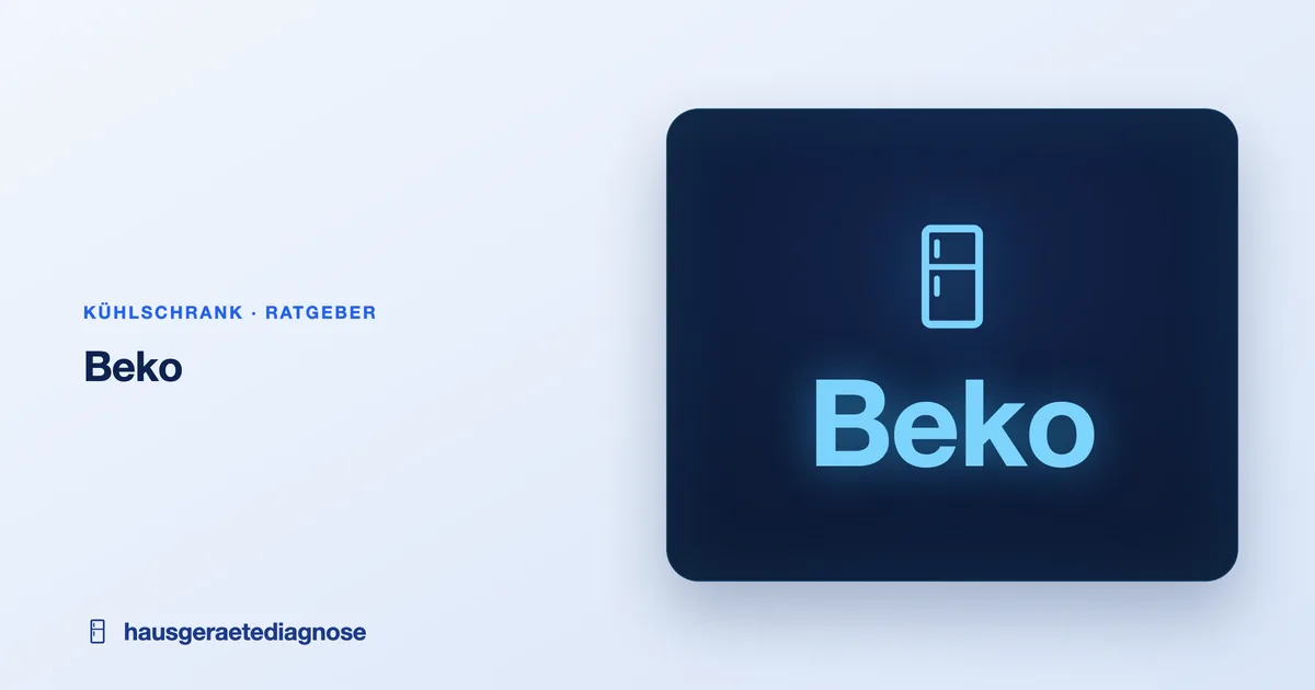 Beko Kühlschrank Alarm: piept, was tun?