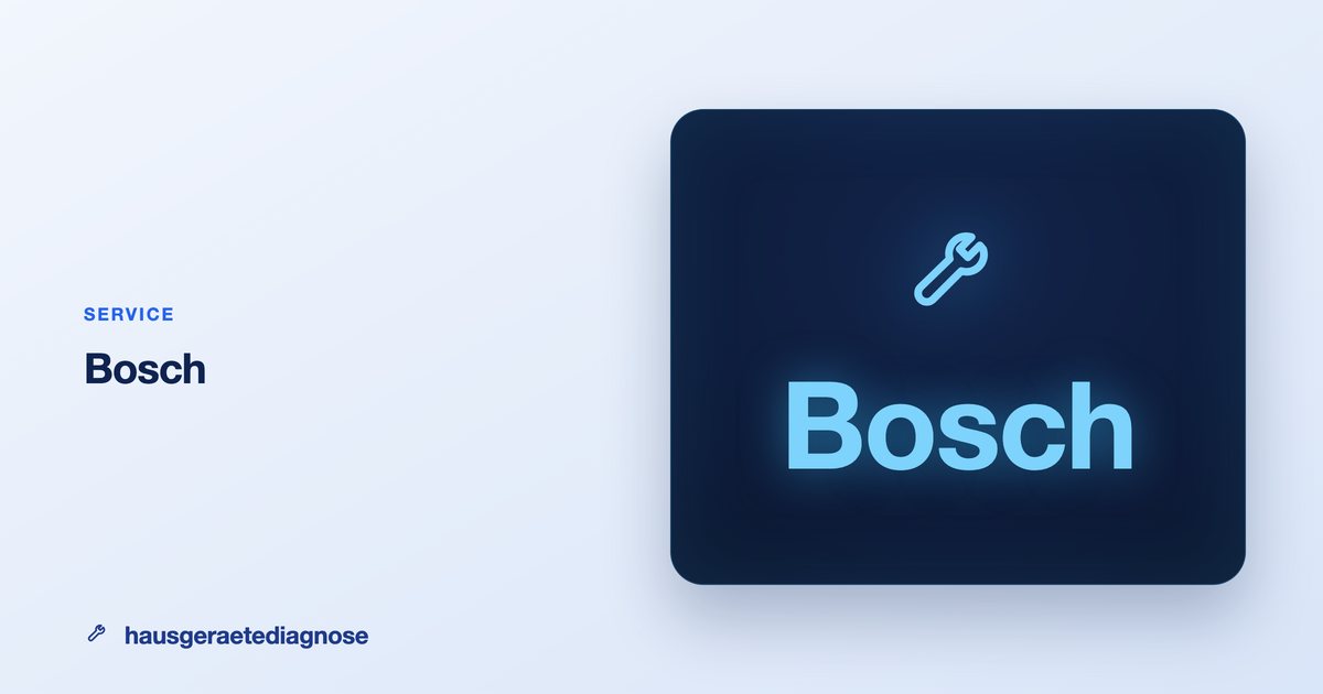 Bosch Kundendienst & Reparatur: was lohnt sich? Bosch Kundendienst & Reparatur: was lohnt sich?