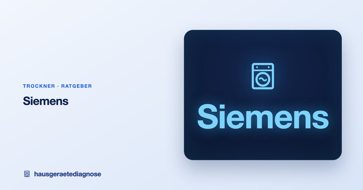 Siemens Trockner: Behälter leeren blinkt - Lösung Siemens Trockner: Behälter leeren blinkt - Lösung